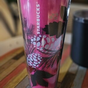 Starbucks Pink Floral Tumbler